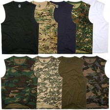 Brandit Herren T-Shirt Sleeveless Muskelshirt Top &auml;rmellos Gym Fitness S-7XL