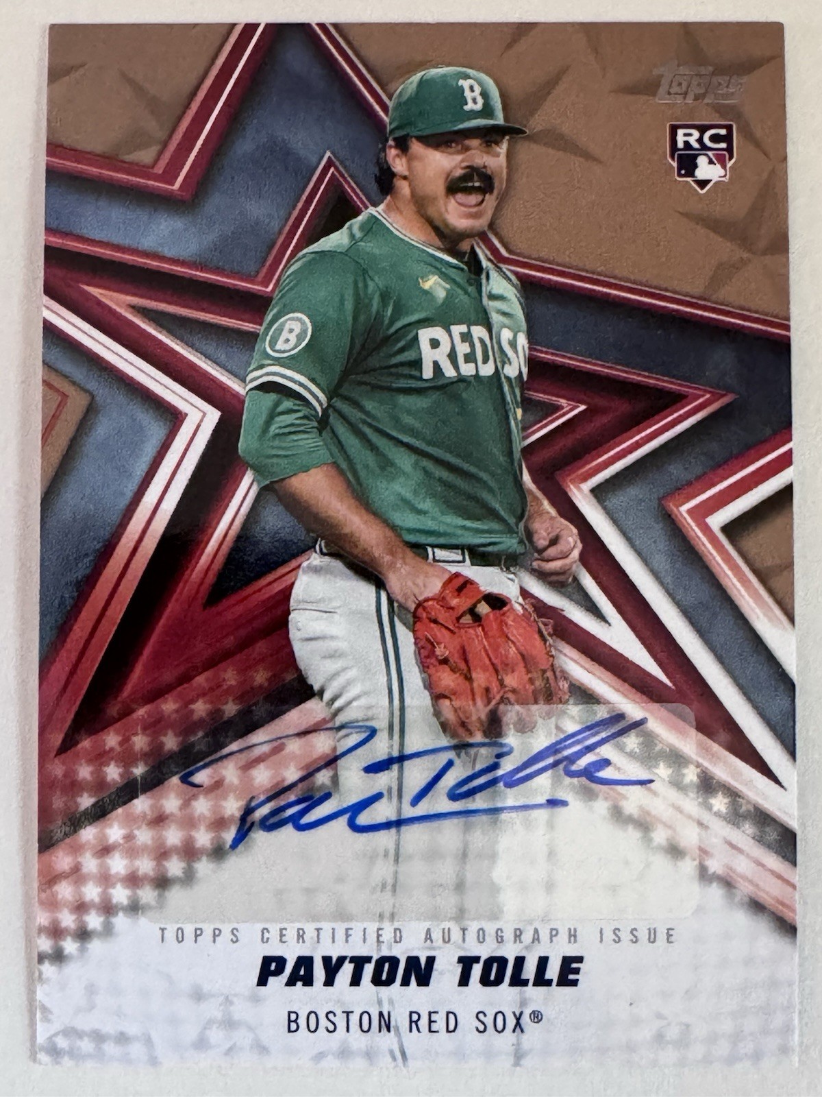 2026 Topps Series 2 Payton Tolle #BSA2-PT Auto RC Gold /50 Boston Red Sox
