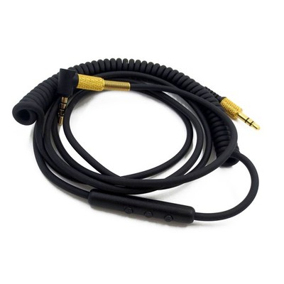 4ft Headphone Audio Cable  With Mic For Marshall Monitor On Ear Pro Headphone C