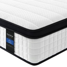 Inofia Mattress,9.4/10.6/12Inch Hybrid Mattress Memory Foam Zone Pocket Spring