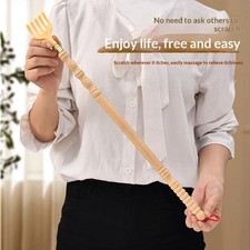 Long Handle Wooden Back Scratcher Massager Back Rake Household Wooden