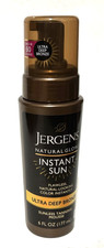 Jergens Natural Glow Flawless Ultra Deep Bronze Sunless Tanning Mousse 6 oz