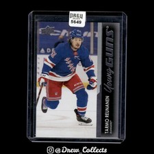2021-22 Upper Deck #207 Tarmo Reunanen New York Rangers Young Guns