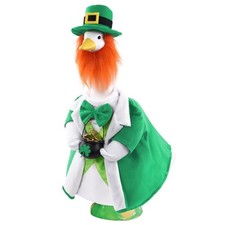 St Patrick's Day Goose Outfits for 23" Geese St Patrick Leprechaun Porch Goose