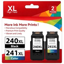 PG- 240XL CL-241XL Ink Cartridge for Canon 240 241 PIXMA MG3600 MG3620 MG2120