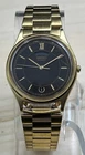 Seiko 7N43-8A39 Day Date Gold Tone St. Steel Japan Mens Quartz Wrist Watch
