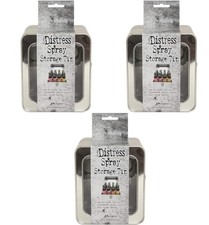 Tim Holtz Distress Spray Storage Tins - Pack of Three Tins
