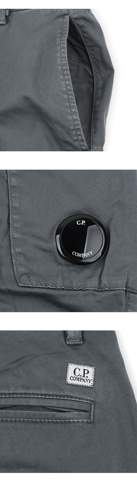 CP Company Men's Lens Patch Stretch Cargo Pants 152101350 thumbnail 4