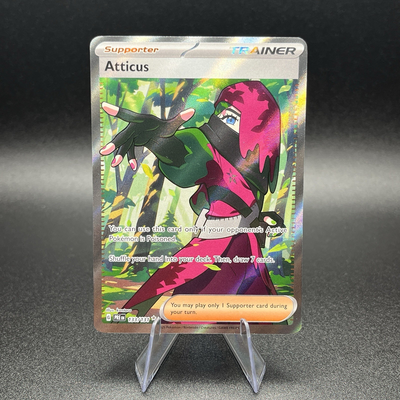 Pokemon Atticus 133/131 Prismatic Evolutions Holo Ultra Rare - NM