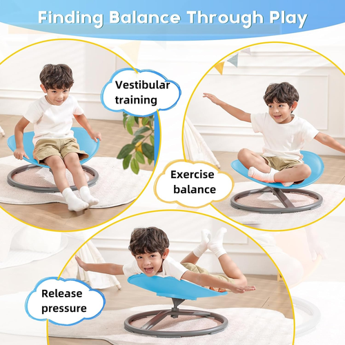 220lbs Sensory Spinning Chair for Autistic ADHD Special Needs Kids Sit Spin Toy - Picture 11 of 22