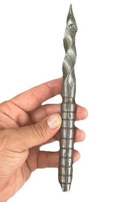 handmade Damascus Steel Kris Dagger boot knife Vampire Collectible