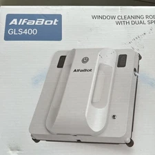 Alfabot Window Cleaning Robot With Dual Spray Model GLS400 - White