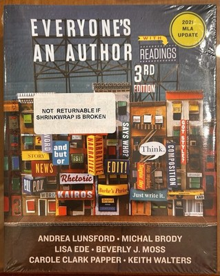 Everyone's an Author with Readings 3rd Edition, 2021 MLA Update. New