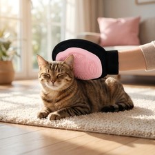 Pet Deshedding Glove Dogs Cats Grooming Brush Hair Remover Wet Dry Massage
