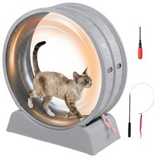 Cat Exercise Wheel 30 inch for Indoor Cats, Safety Cat Treadmill Running Wheel
