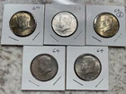 #2 1964 Kennedy Half Dollar Silver Coins AUncirculated 1 COIN @ $34.50 EACH.