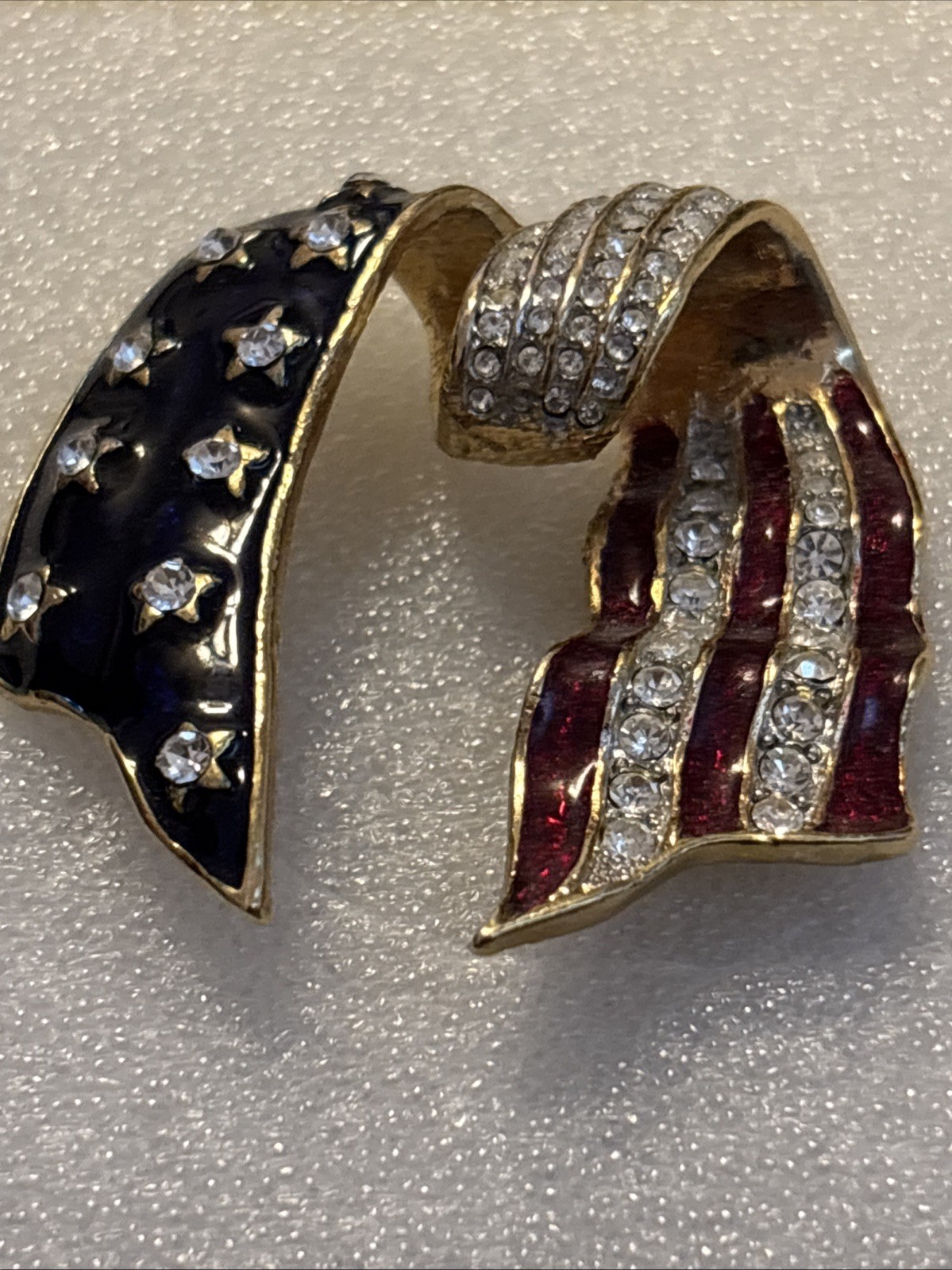 USA Flag Slide Tie - image 2