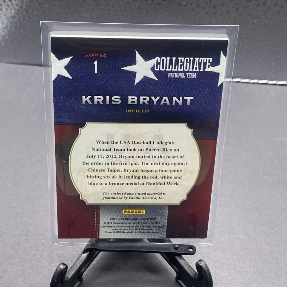 2013 USA Baseball Champions Kris Bryant Game Used Bat - Image 2 of 2