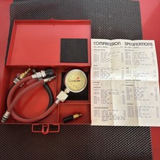 Matco Tools Engine Cylinder Compression Tester Gauge W Adapter Hoses Case Ct-65