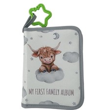 14x18 cm Baby Photo Storage Album Neutral Design for Growth Documentation