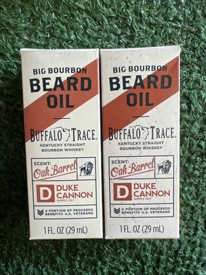 Big Bourbon Beard Oil Scent: Oak Barrel 1 fl oz 2 Pack