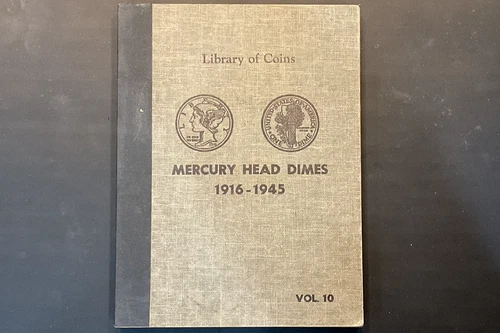(70) Mercury Dimes - 1916 thru 1945 - 90% Silver - 70 Silver Coins in Album