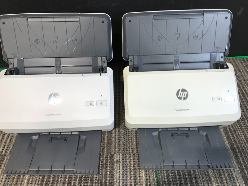 (LOT OF 2 ) HP ScanJet Pro 2000 S1 Sheetfed Desktop Duplex Document Scanner