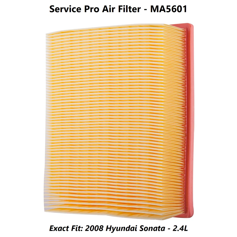 2008 Hyundai Sonata 2.4L Complete Air, Oil & Cabin Filter Kit (5W-20) Foto 4 de 4