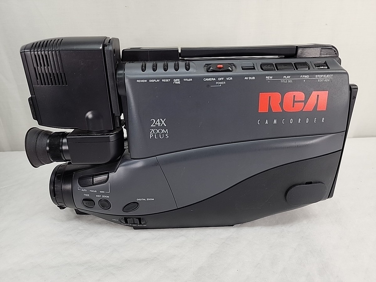 RCA VHS 24X Camcorder CC547 Manual + Case No Battery Untested | eBay