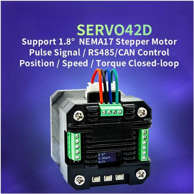 FOC NEMA17 Closed Loop Schrittmotor mit RS485 CAN für CNC und für 3D Drucker