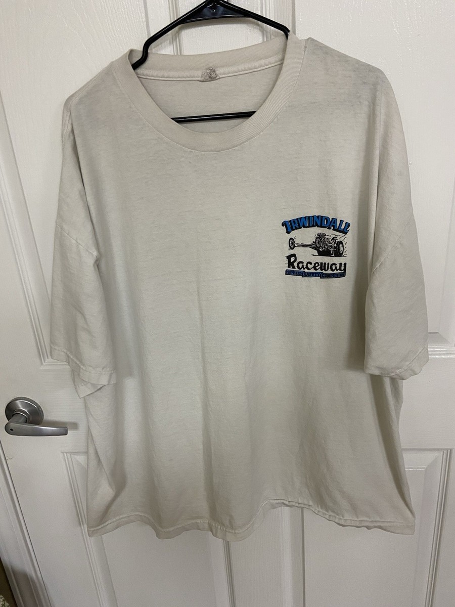 Vtg Irwindale Raceway Speed Safety Competition Racing T-Shirt XXXL View 2