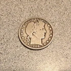 US 1908-O Barber Half Dollar 90% Silver Circulated Ungraded Uncertified