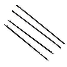 Black Weatherstrip Window Moulding Door Trim Seal Belt Replacement for Civic