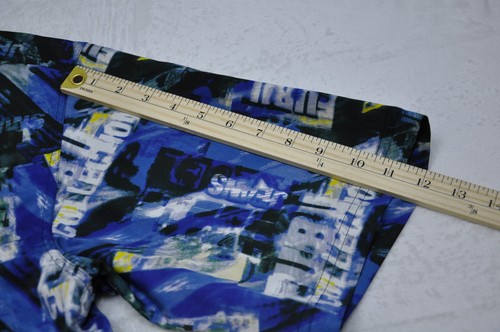 FUBU Shirt Mens Medium Collection Jeans Graffiti Button Up Vintage Retro Hip Hop - Picture 10 of 10