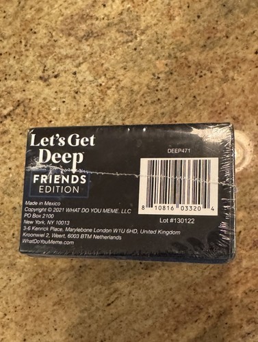 Let’s Get Deep Friends Edition Game Night Conversation Starter: Neu Sealed - Bild 3 von 3