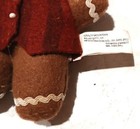 Used Cotton-Felt Stuffed Gingerbread Man Christmas Ornament by Crazy Mountain — photo 3