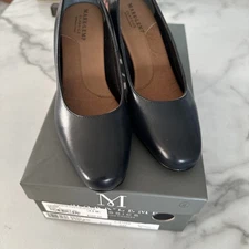 MARK LEMP CLASSICS WOMEN'S Bright*Navy/Kid PATENT LEA. PUMP HEELS SHOES SZ: 4.5M