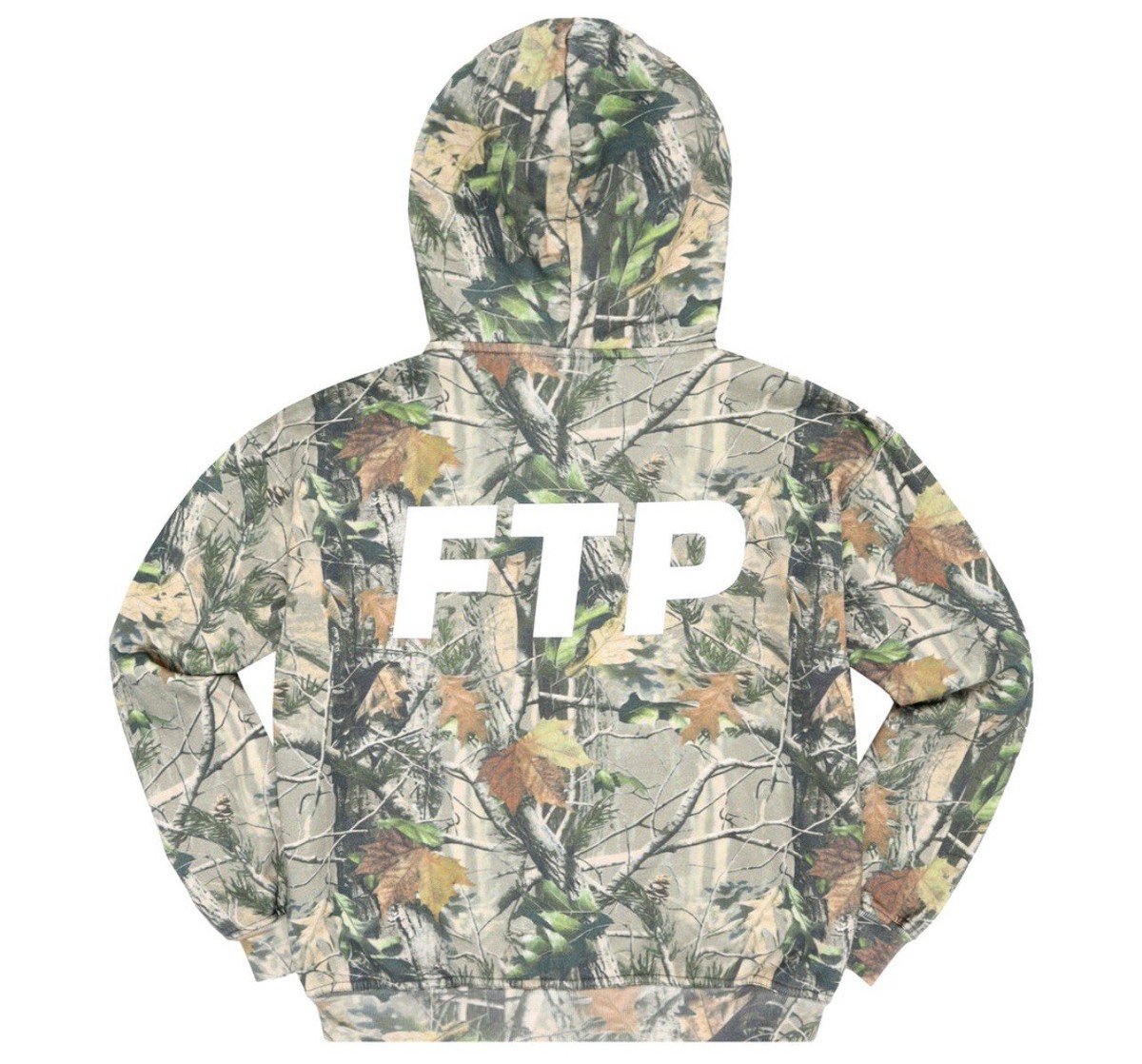 FTP Tree Camo Zip Up Hoodie Size XXL NEW Hooded Sweatshirt