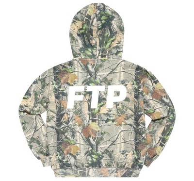 FTP Tree Camo Zip Up Hoodie Size XXL NEW Hooded Sweatshirt