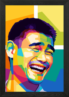 Yao Ming Meme Wpap Pop Art Framed Wall Art Poster Canvas Print Picture