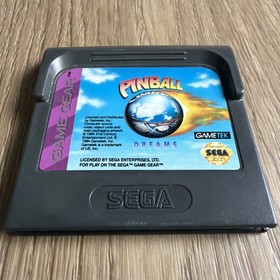 Sega Game Gear - Pinball Dreams (GOOD & Tested) Video Game & Plastic Case