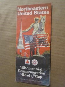 Citgo Highway Road Map of Northeastern United States 1976