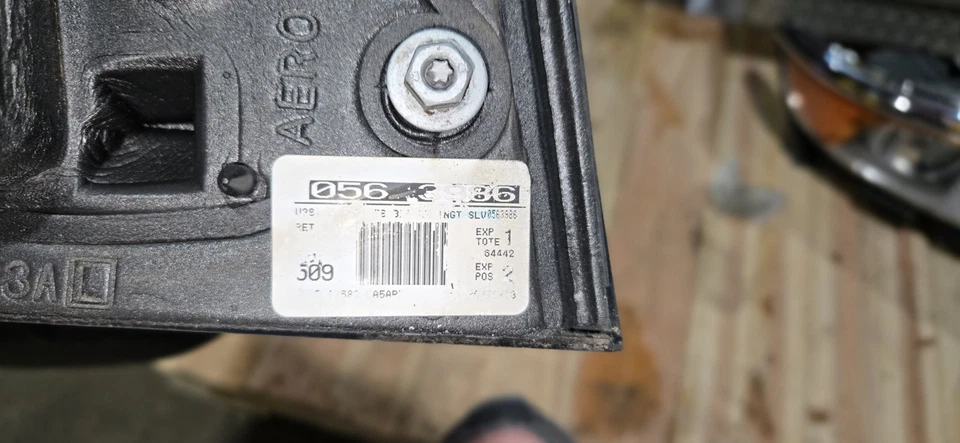 Espejo retrovisor izquierdo Ford Edge 2011-2014 plateado punto ciego Foto 4 de 4