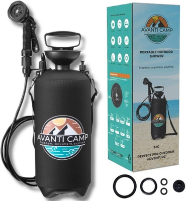 #ad #ad Pressurized Camping Shower 8L 2.1 Gal – Portable Beach Shower for Surfing C $103.67