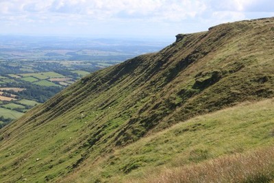 Foto A3 Die Nordwand von Hay Bluff c2012