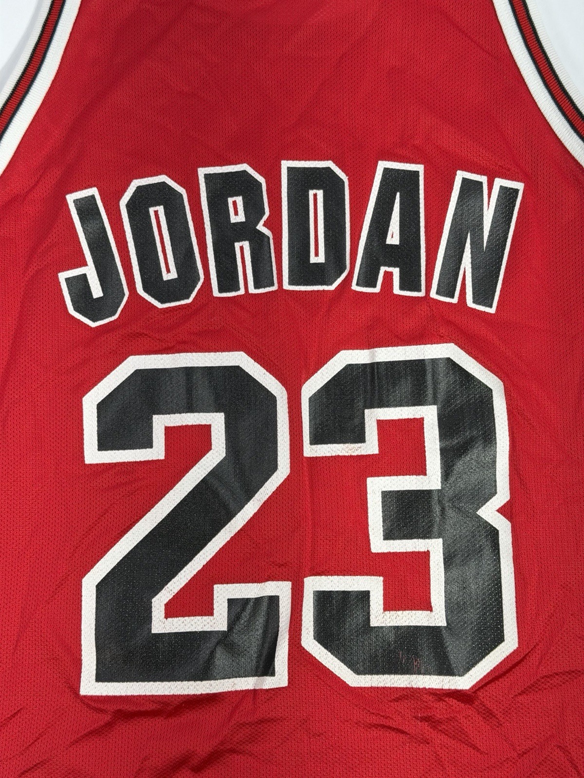 Michael Jordan Chicago Bulls #23 Champion NBA Jersey Mens 36 Made USA thumbnail 7