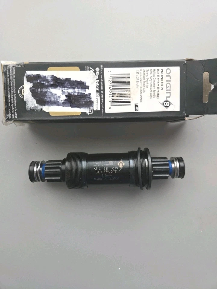 Origin8 ISIS Bottom Bracket Set, 68 x 113mm, Steel - Image 2 of 2