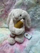 Jellycat Bashful Bunny With Pencil BNWT