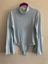 Altard State Light Blue Knit Bodysuit Size M