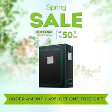 Mars Hydro Indoor Growzelt Pflanzenzelt 1.2x0.6x1.8m Gewächszelt for Grow Light